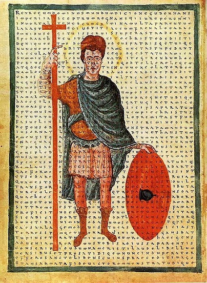 Louis the Pious,  King of the Franks (posthumous),  ca. 846, Vatican Museums,  Rome
